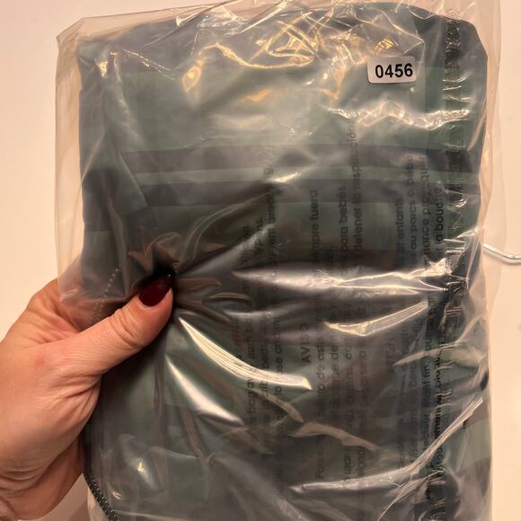 Zara Green & Black Plaid Windbreaker Pullover Hoodie Size Medium - Picture 9 of 9